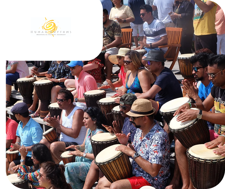 group drumming team building