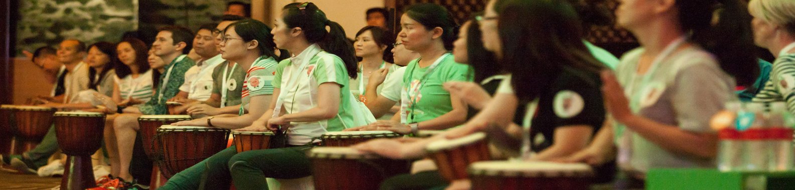 Human Rhythms Drumming Team Building